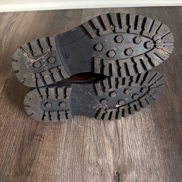 Serra Dark Brown Loafers with Gold Accents - Picture 3 of 4